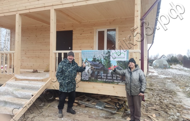 2 Каркасно-щитовой дом Д-6, 12х7.5м, 90  М², Московская область, Лотошинский район, деревня Макарово. (6)